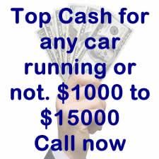 1000 Cash for Any car  We come to you. Free pick up Call for a free quote over the phone